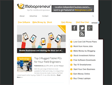Tablet Screenshot of mobopreneur.com